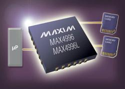 MAX4996/MAX4996L:Maxim三路雙刀雙擲(DPDT)開(kāi)關(guān)
