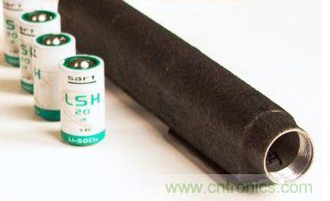 圖2:四節(jié)太陽(yáng)能鋰電池(Li-SOCl2)