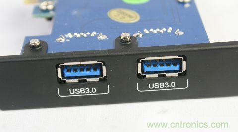圖題:USB 3.0端口系統