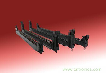 圖示:Molex推出的DDR3 DIMM插座