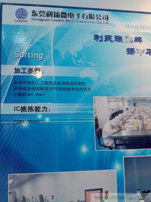 圖4:利揚晶粒挑揀產能達到每月250KK