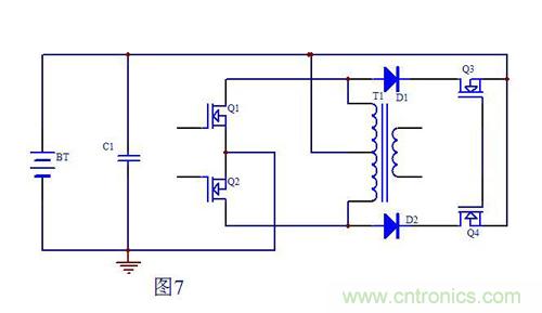 大師手筆:推挽逆變器中變壓器漏感尖峰有源鉗位處理