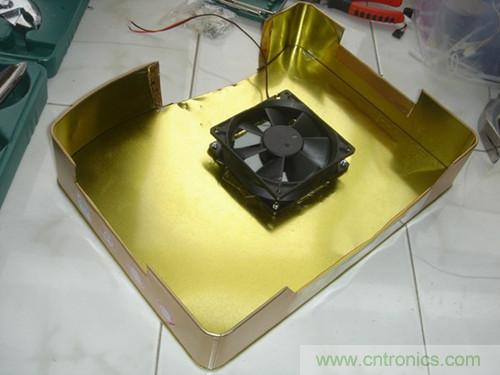 月餅盒DIY:自制筆記本散熱風(fēng)扇