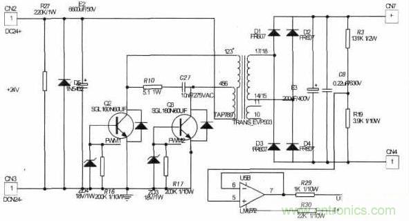 推薦:一款高效率基于推挽逆變的車載開關電源電路設計方案
