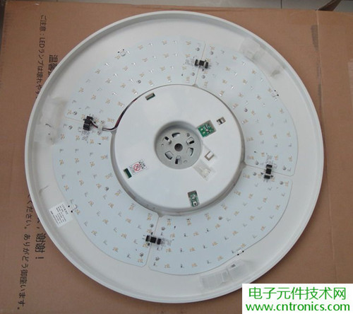 高端大氣上檔次!智能遙控調光LED吸頂燈拆解