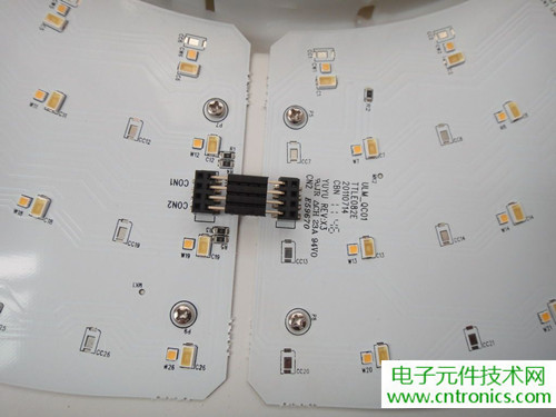 高端大氣上檔次!智能遙控調光LED吸頂燈拆解