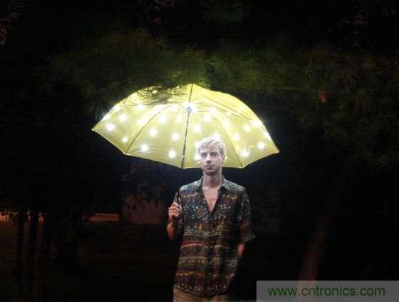 創意DIY!送女朋友的絕妙禮物,LED星光傘!