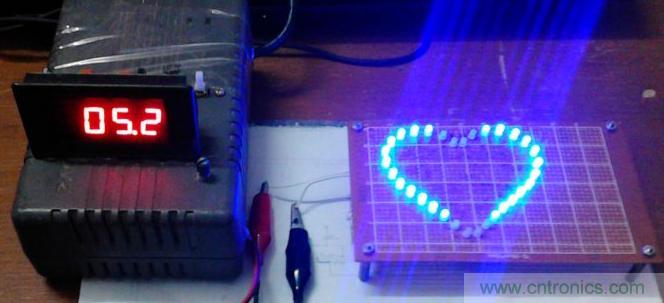 三八節將至!DIY心形LED流水燈!你們懂的~