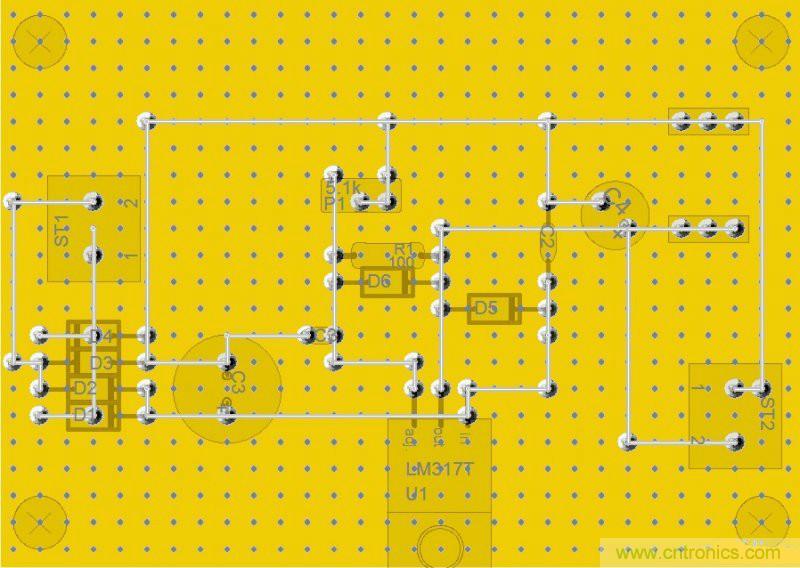 網友分享:DIY一個LM317 可調穩壓電源