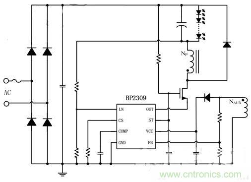 案例曝光:解析LED球燈泡的驅(qū)動(dòng)電源