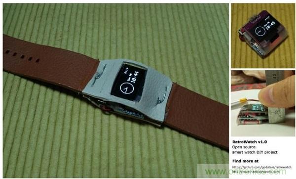 全民創客時代,自己DIY一個智能手表