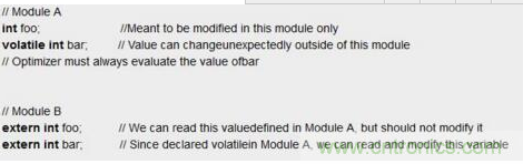 8)volatile和extern的含義及如何相互影響