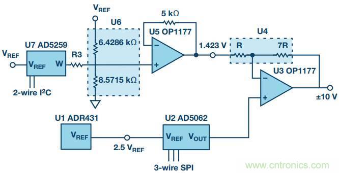 有了這組電路,輕松實現精密10V輸出
