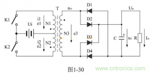 詳解整流輸出推挽式變壓器開關(guān)電源工作原理 詳解整流輸出推挽式變壓器開關(guān)電源工作原理