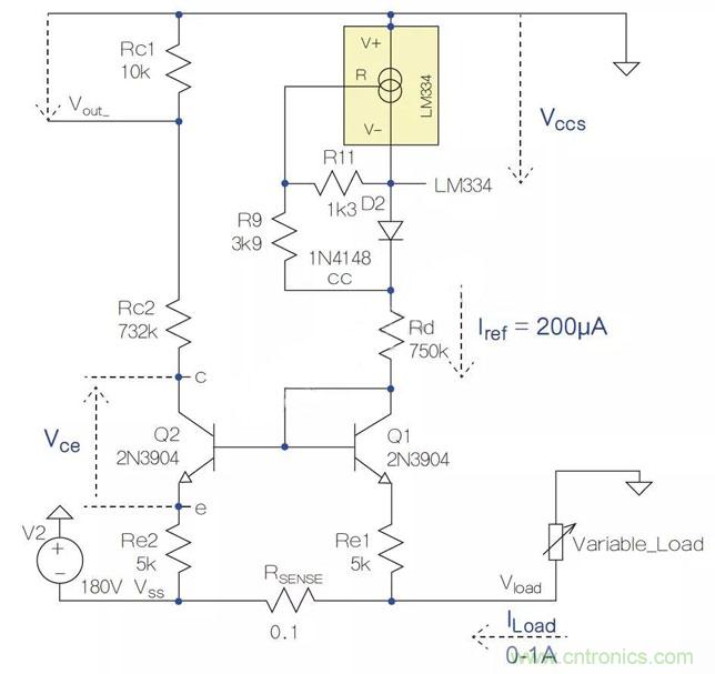 采用低壓晶體管進行高壓電流檢測 采用低壓晶體管進行高壓電流檢測