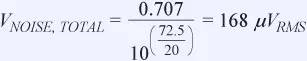 信號鏈中放大器噪聲對總噪聲有多少貢獻？