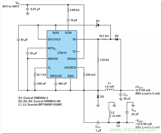 這是真的嗎?采用單IC也能構建緊湊、高效的雙極性穩壓器? 這是真的嗎?采用單IC也能構建緊湊、高效的雙極性穩壓器?
