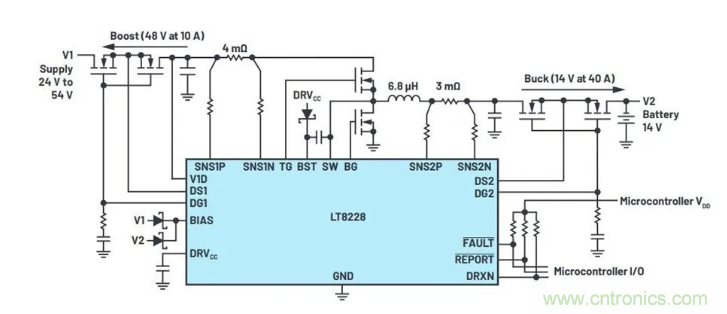 簡化雙電池電源系統(tǒng),48 V/12 V汽車應(yīng)用指日可待 簡化雙電池電源系統(tǒng),48 V/12 V汽車應(yīng)用指日可待
