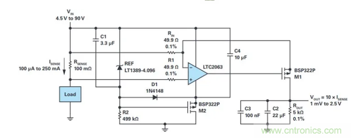 原來高邊電流檢測的“理想型”是這樣滴~ 原來高邊電流檢測的“理想型”是這樣滴~
