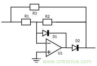如何利用單電源運放跟隨器實現精密全波整流？