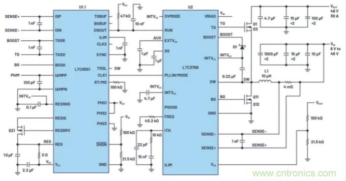 升壓轉換器的功率翻倍提高,這是怎么做到的?
