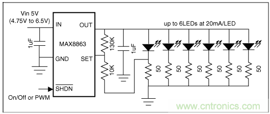 如何利用低成本線性穩壓器改善白光LED? 如何利用低成本線性穩壓器改善白光LED?