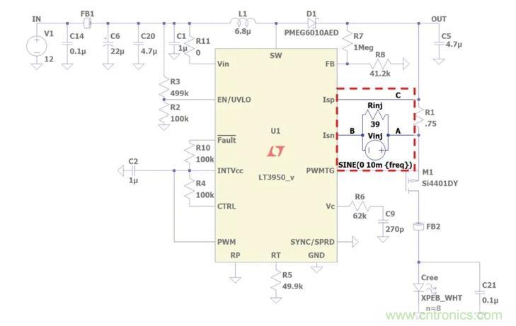 玩轉(zhuǎn)LTspice丨生成LED驅(qū)動器的波德圖，你學會了沒？