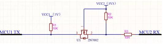 不同的電平信號的MCU如何進行串口通信?