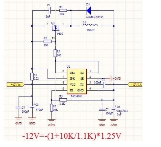 如何從正電壓電源獲得負電壓，正電壓轉(zhuǎn)負電壓的方法圖解