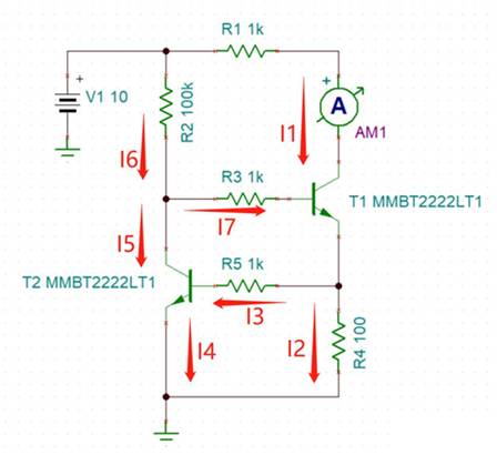 2個NPN三極管組成的恒流電路，如何工作？