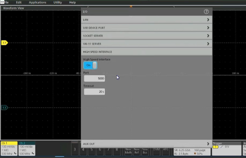 開啟TekHSI高速接口功能,加速波形數據遠程傳輸 開啟TekHSI高速接口功能,加速波形數據遠程傳輸
