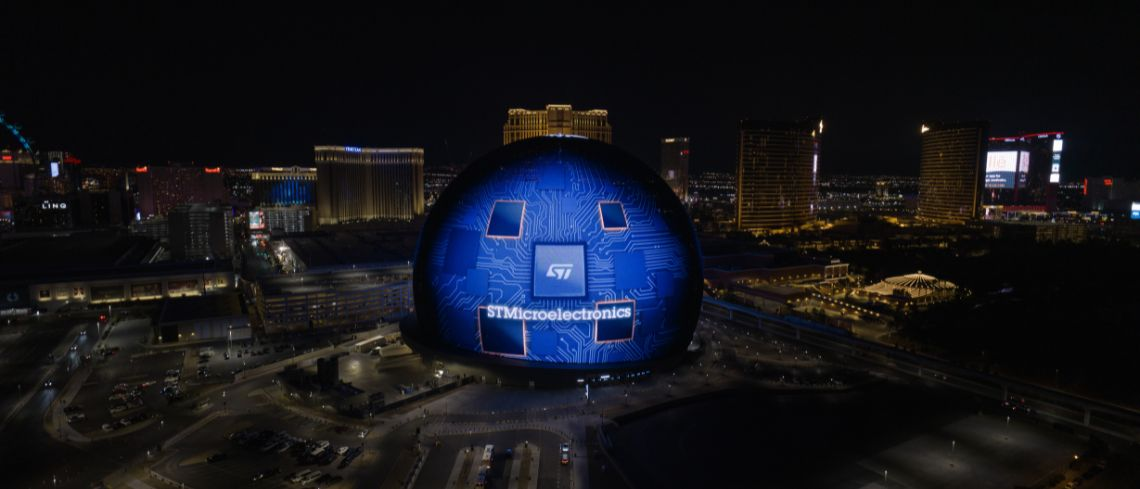 意法半導(dǎo)體超級傳感器助Sphere打造沉浸式體驗(yàn)，開啟全新電影時代