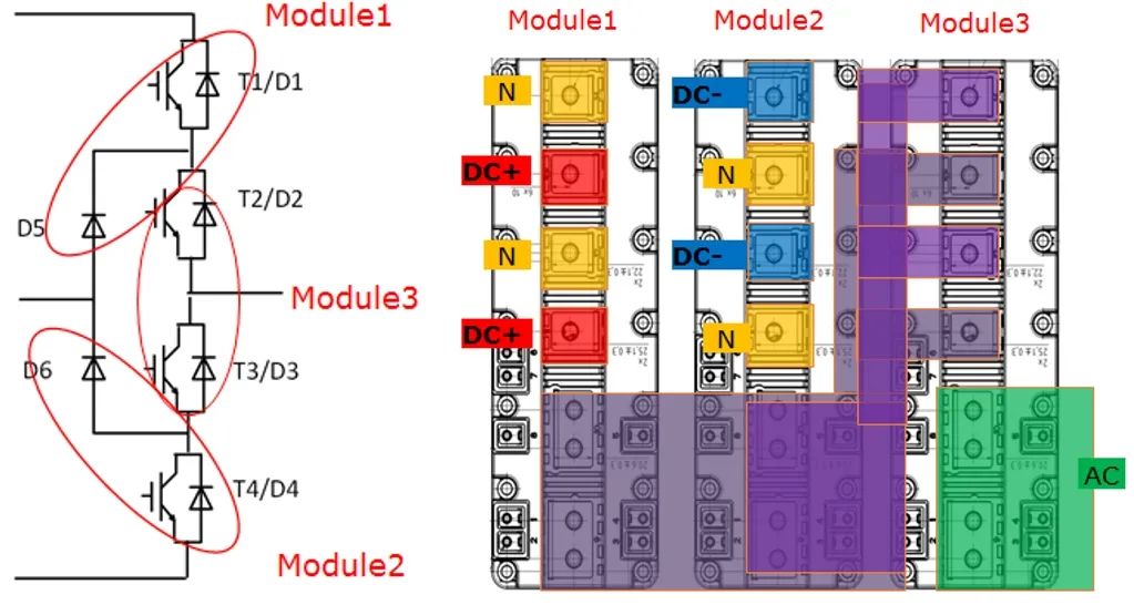 I-NPC三電平電路的雙脈沖及短路測試方法 I-NPC三電平電路的雙脈沖及短路測試方法